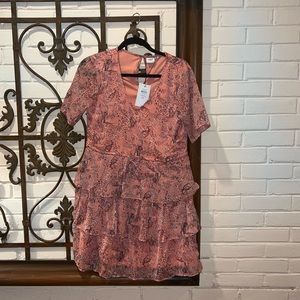 Jacqueline de Yong pink dress